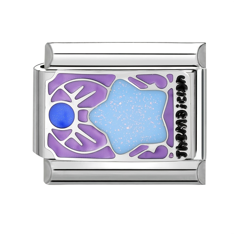 Fashionable Drip-Paint Style Accessory with Tarot Card Elements